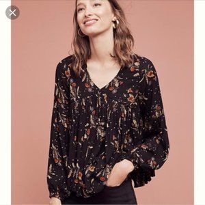Anthropologie Holding Horses Floral Top